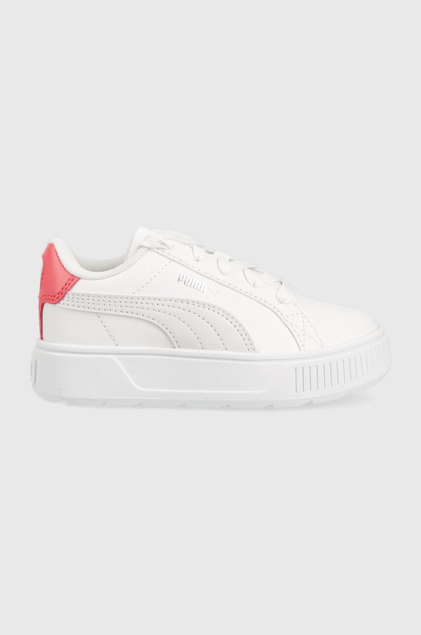 Levně Dětské sneakers boty Puma Karmen L PS bílá barva