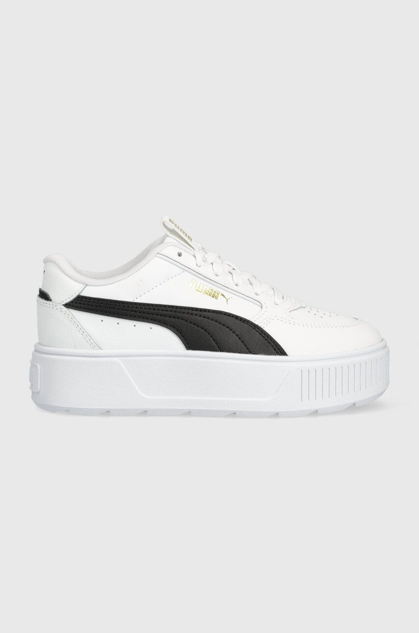 Levně Dětské sneakers boty Puma Karmen Rebelle Jr bílá barva