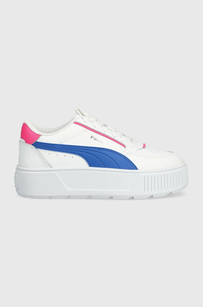 Levně Dětské sneakers boty Puma Karmen Rebelle Jr bílá barva