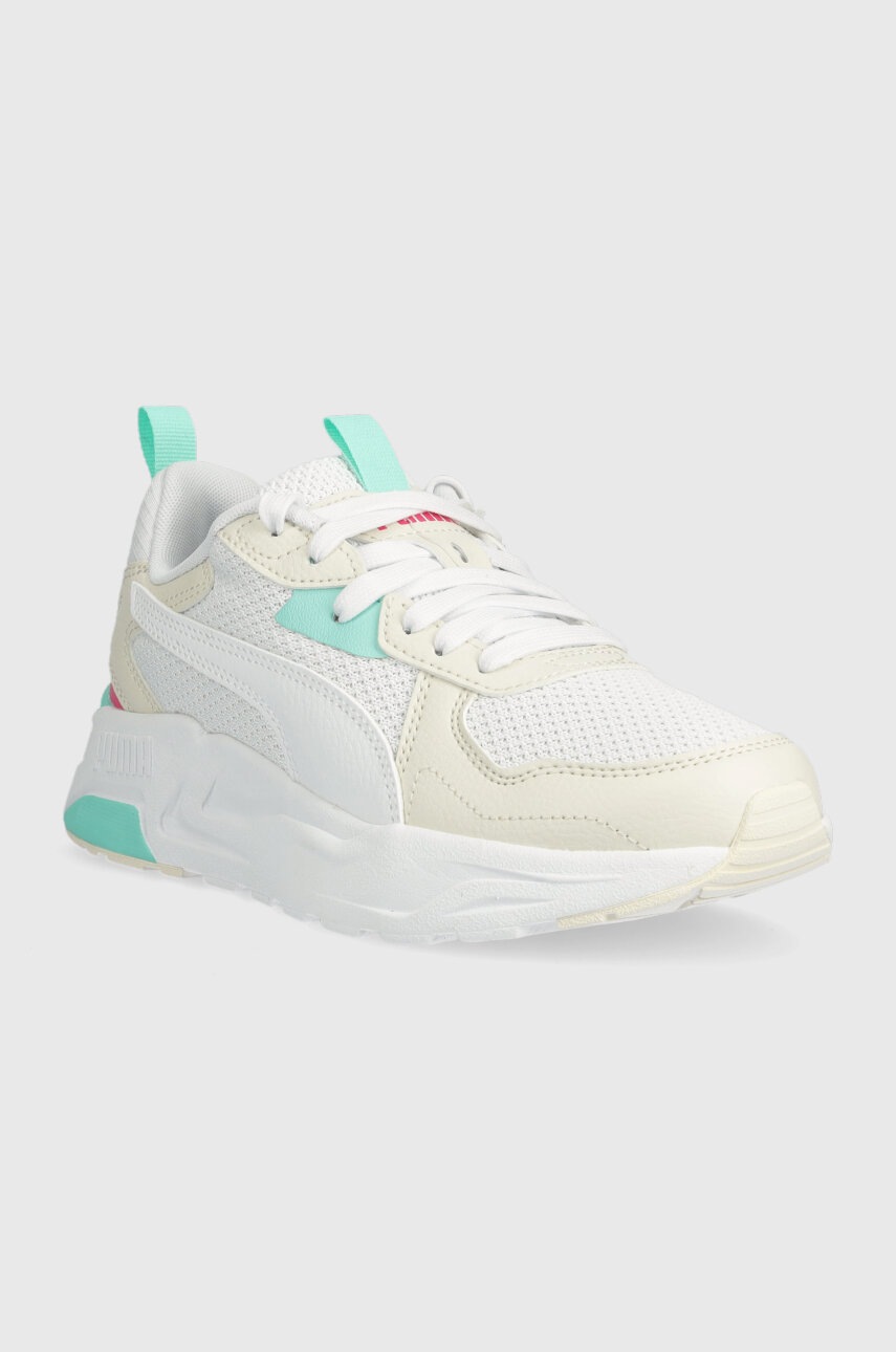 

Дитячі кросівки Puma Trinity Lite Jr колір білий