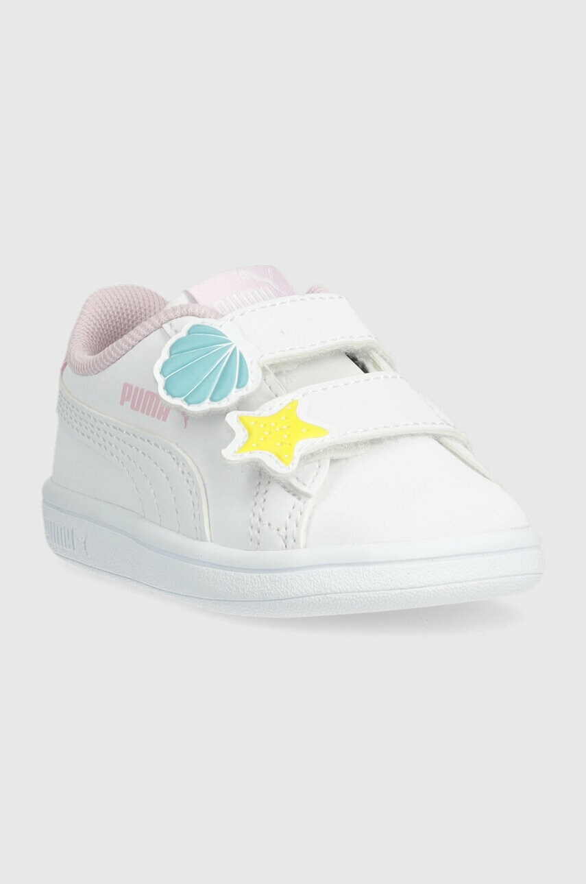 

Дитячі кросівки Puma Puma Smash v2 Mermaid V Inf колір білий