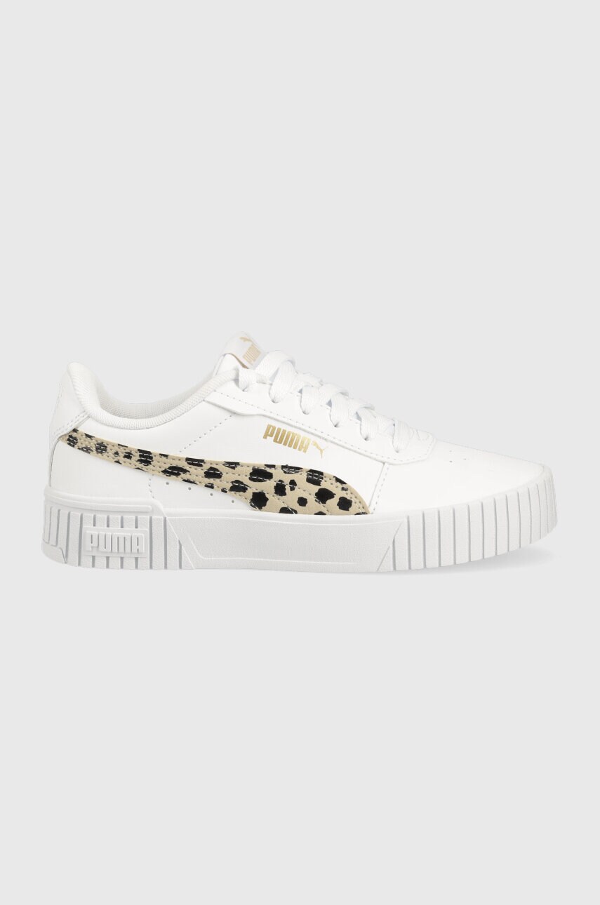 

Детские кроссовки Puma Carina 2.0 Animal Jr цвет белый