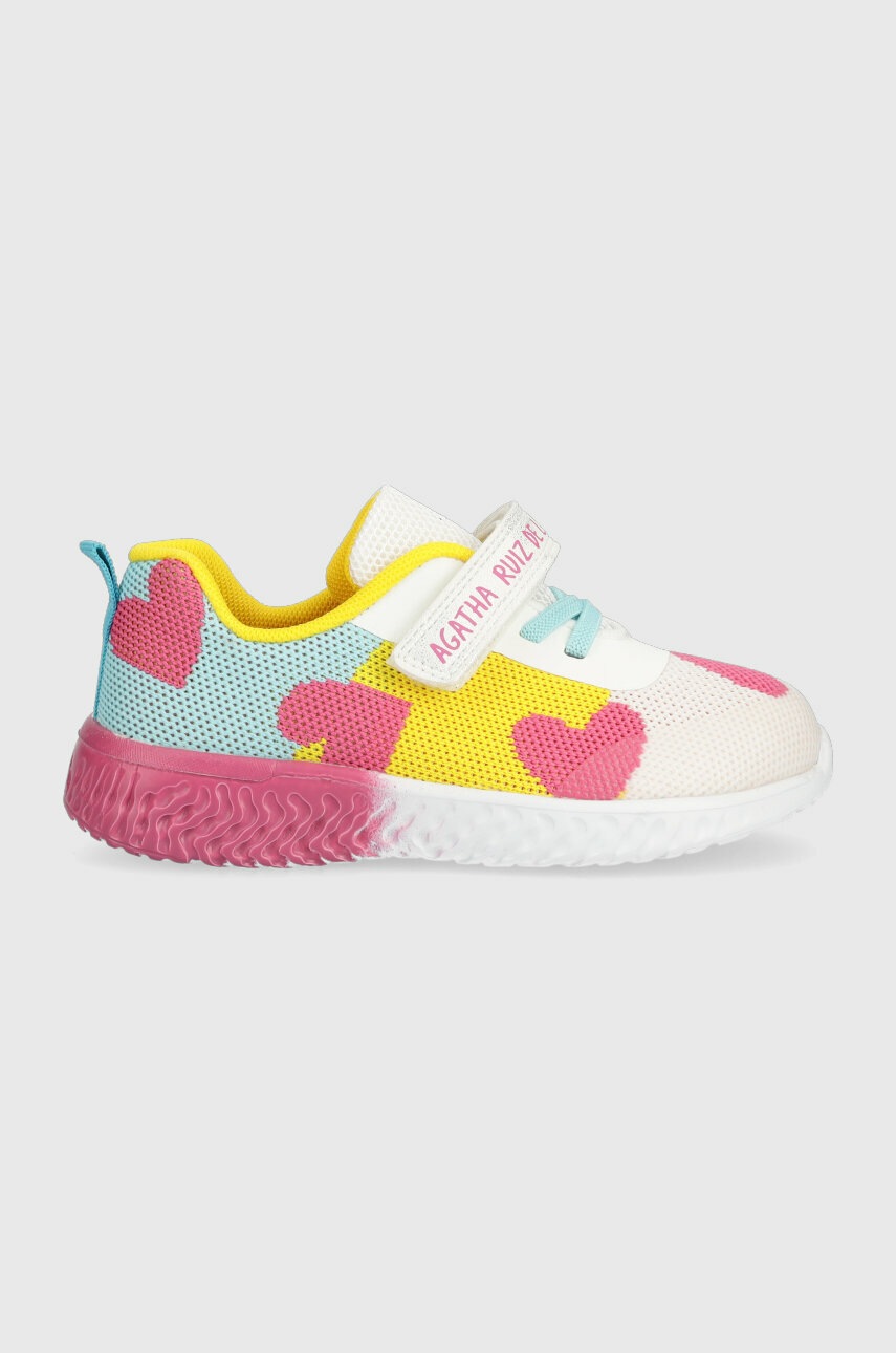 Детские кроссовки Agatha Ruiz de la Prada цвет белый Детские кроссовки Agatha Ruiz de la Prada цвет белый