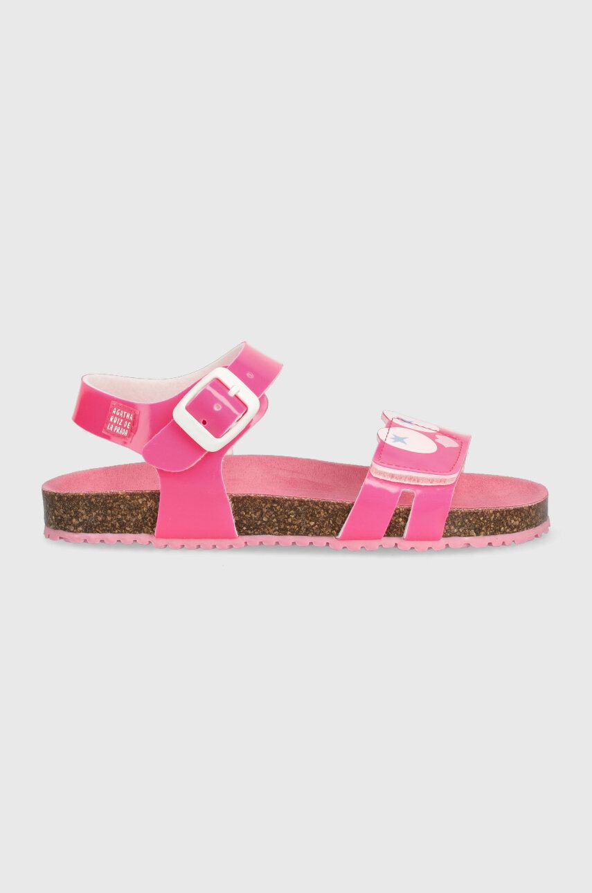 E-shop Dětské sandály Agatha Ruiz de la Prada růžová barva