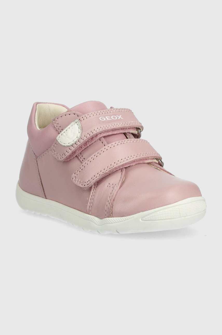 Дитячі туфлі Geox колір рожевий