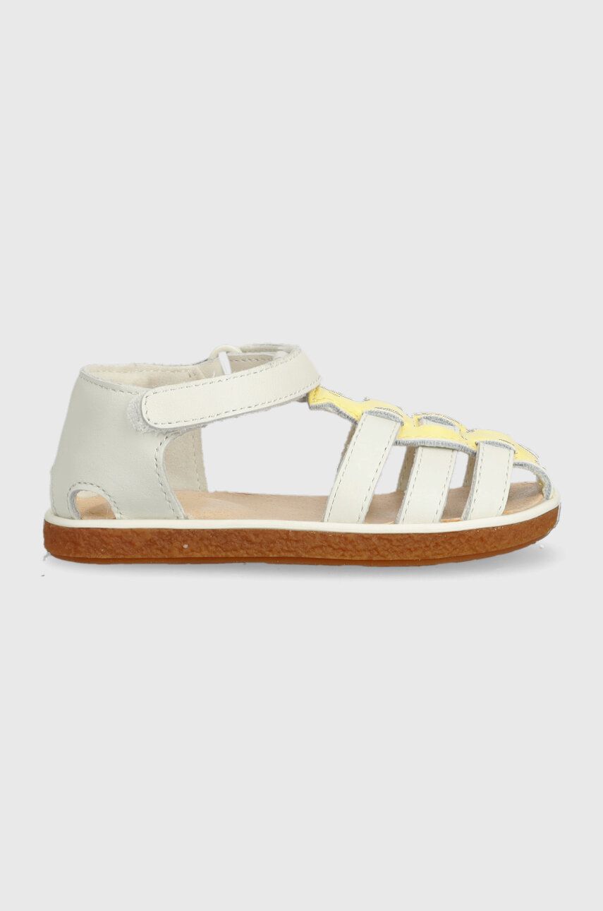 Levně Dětské sandály Camper bílá barva
