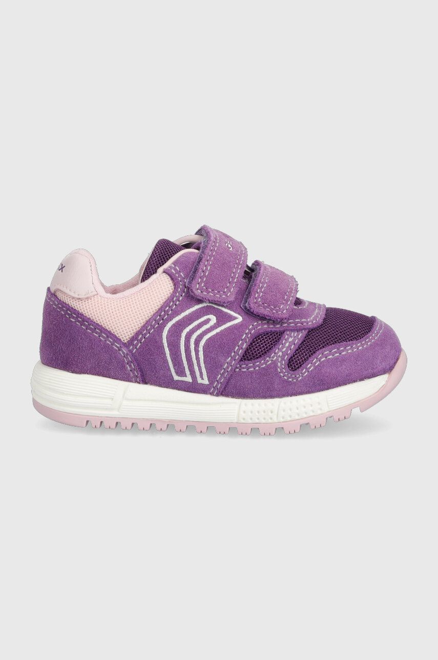 Levně Dětské sneakers boty Geox fialová barva