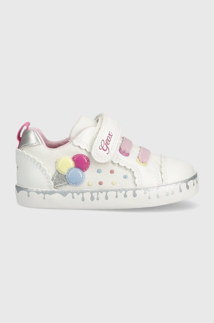 

Детски маратонки Geox в бяло, Бял