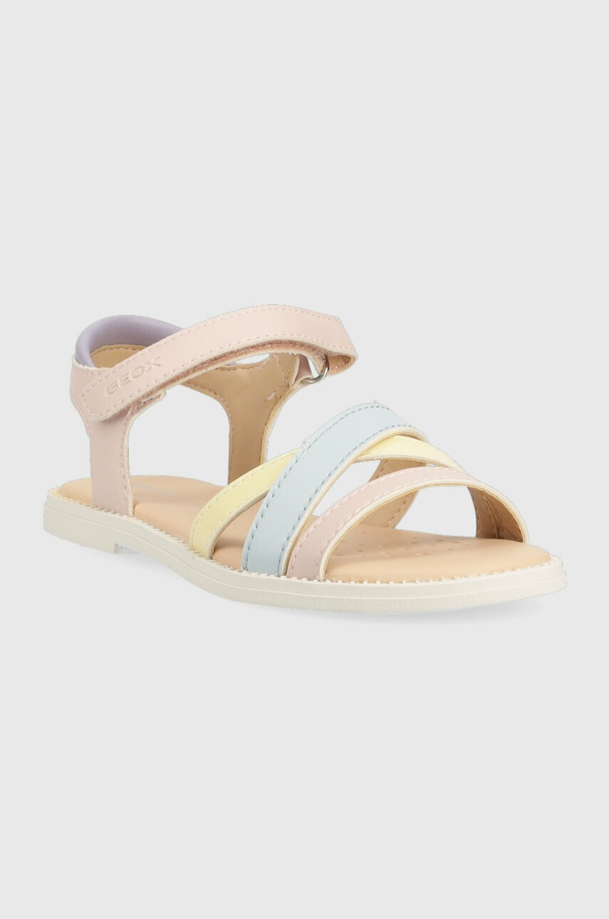 Детские сандалии Geox цвет розовый