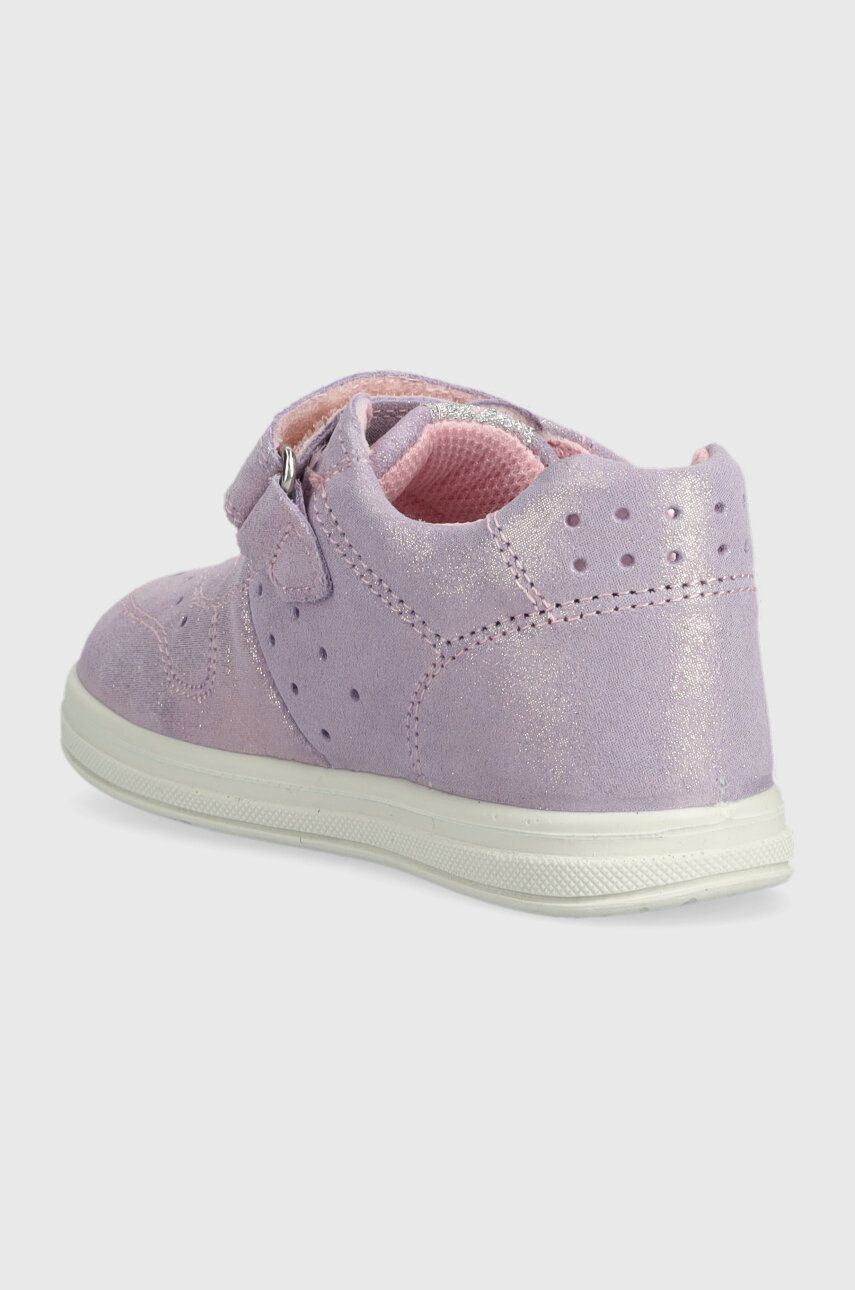 Primigi Sneakers De Piele întoarsă Pentru Copii Culoarea Violet