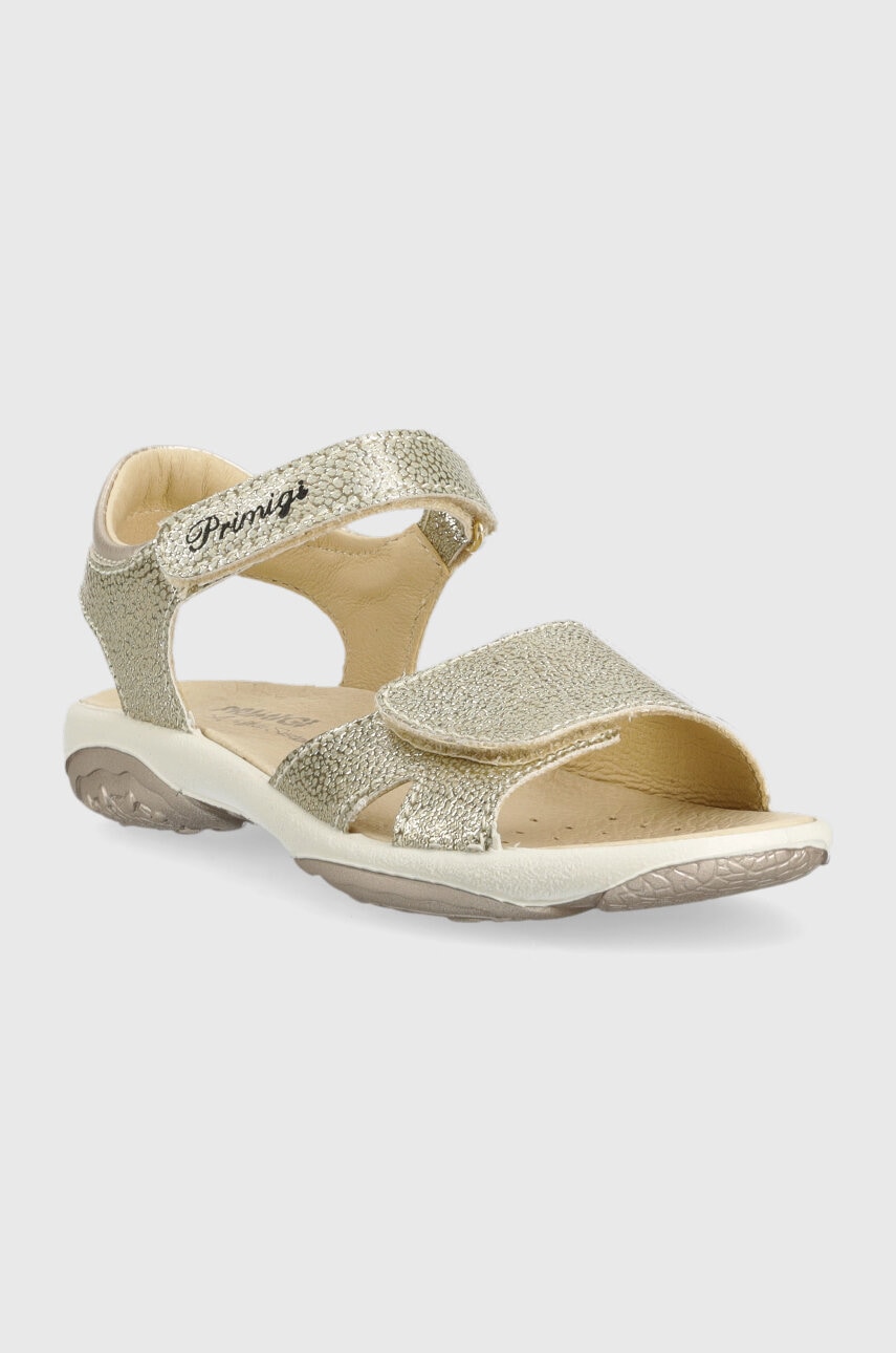 Детские сандалии Primigi цвет золотой Детские сандалии Primigi цвет золотой