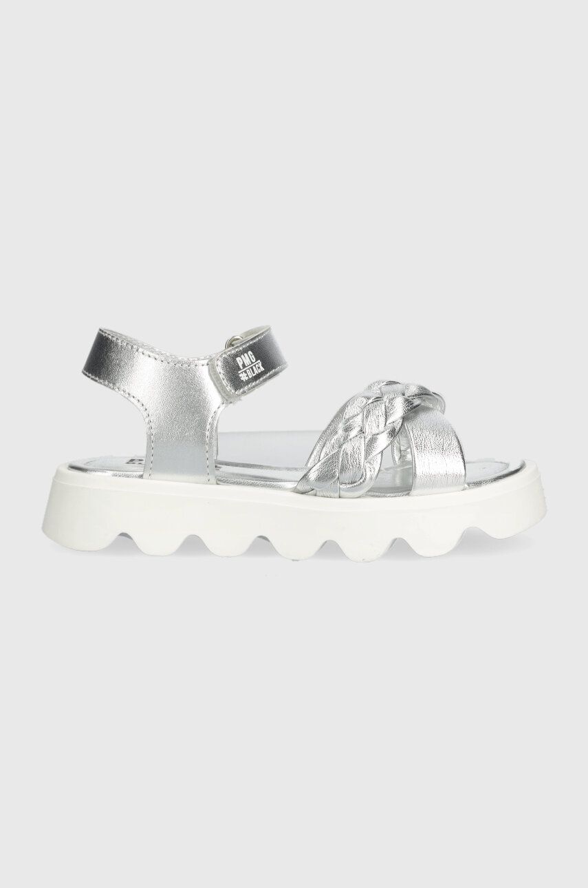 Primigi sandale copii culoarea argintiu