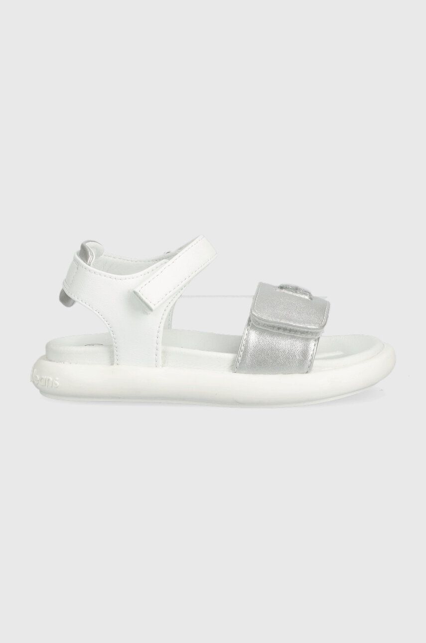 E-shop Dětské sandály Calvin Klein Jeans bílá barva