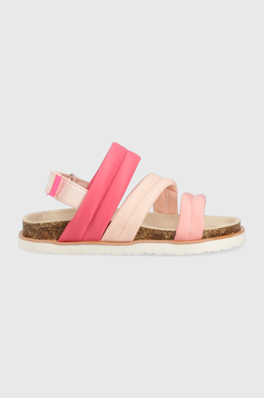 Pepe Jeans sandale copii Berlin Cloud culoarea roz