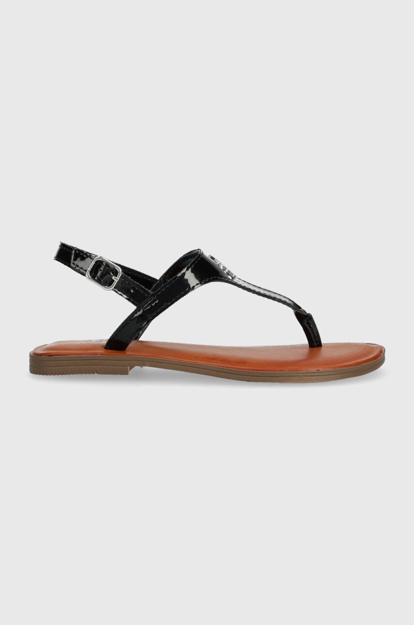 Levně Dětské sandály Polo Ralph Lauren černá barva