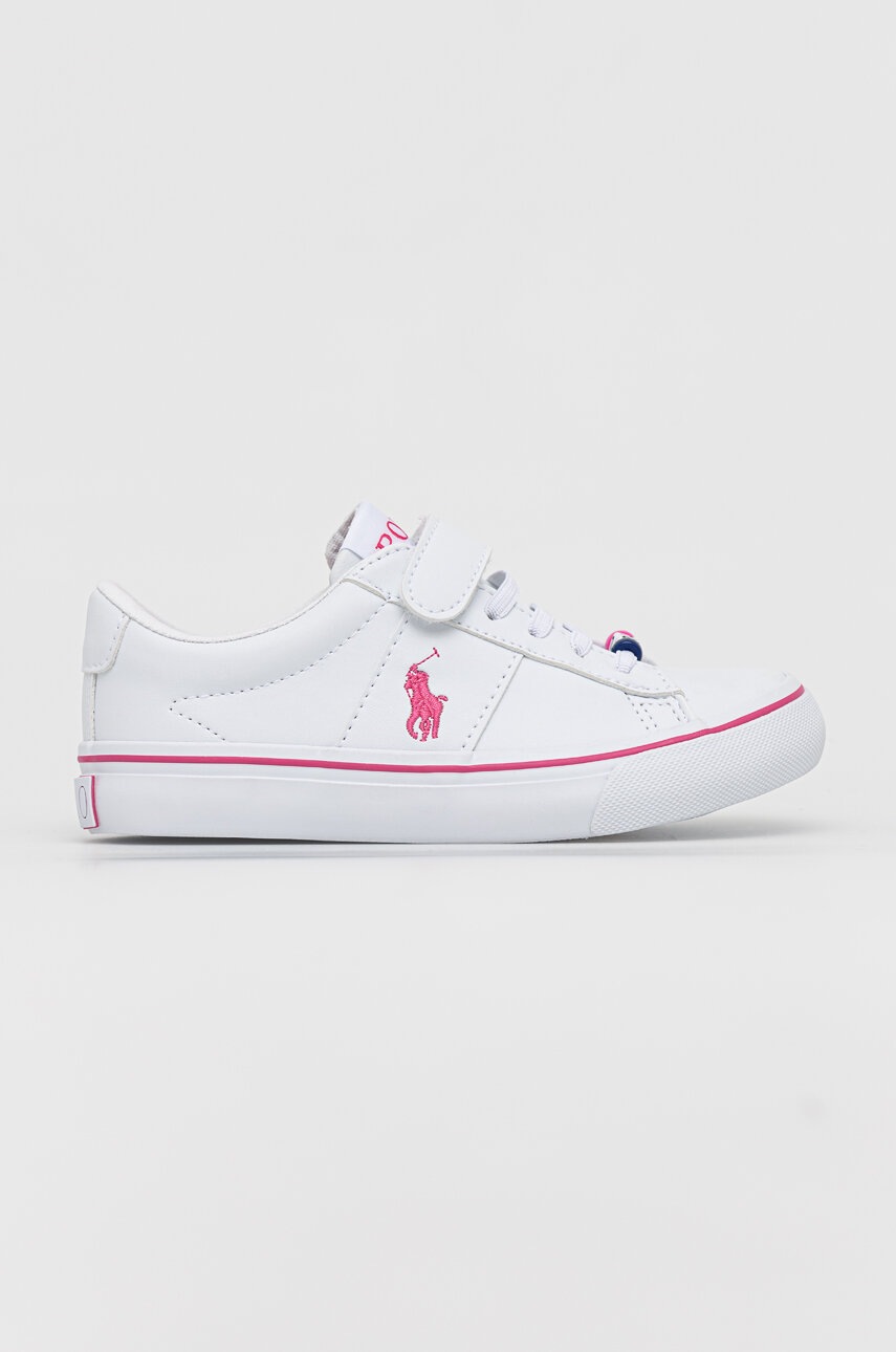 

Дитячі кеди Polo Ralph Lauren колір білий