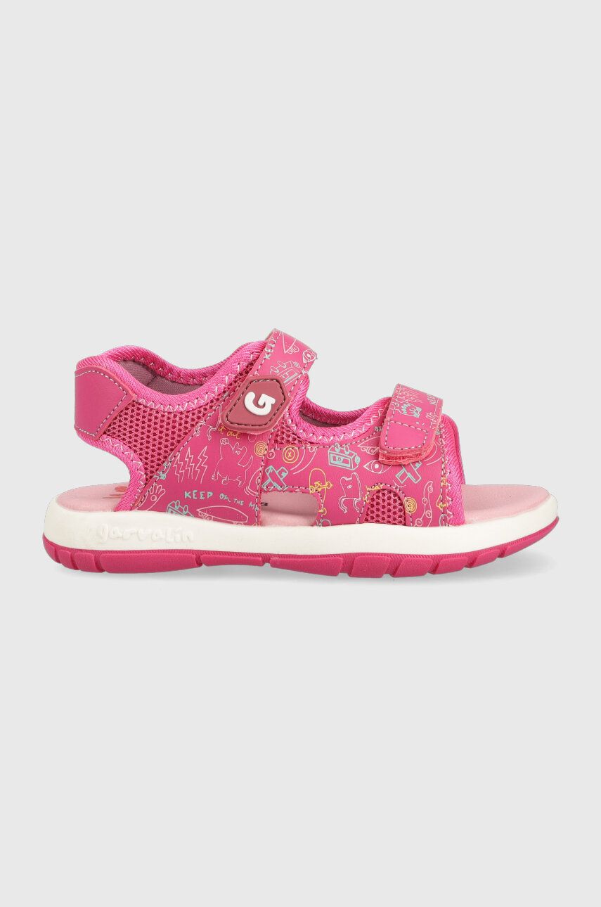 E-shop Dětské sandály Garvalin růžová barva