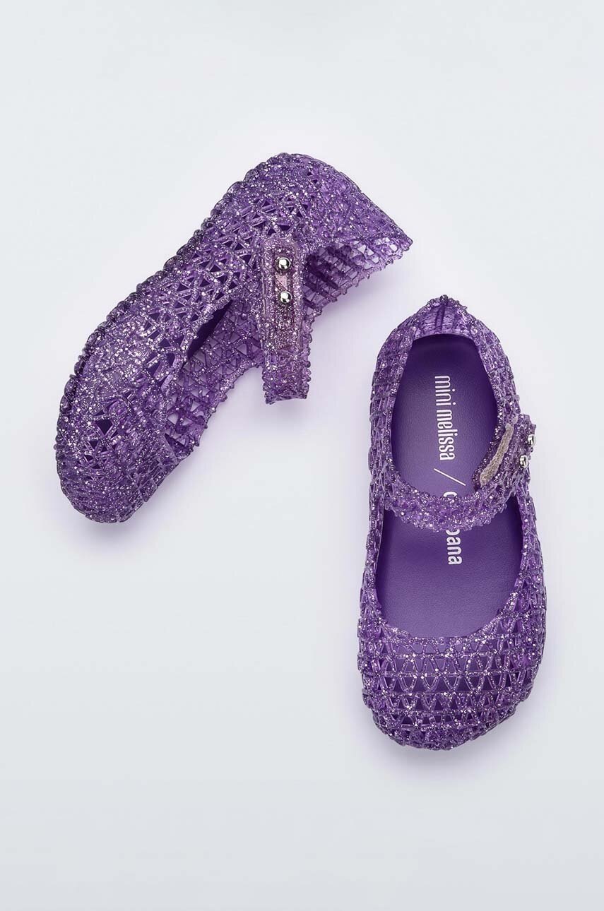 Детские балетки Melissa цвет фиолетовый Детские балетки Melissa цвет фиолетовый