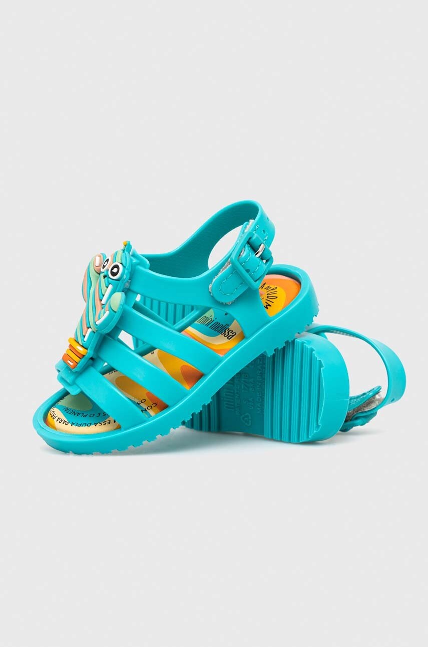 

Детские сандалии Melissa цвет бирюзовый
