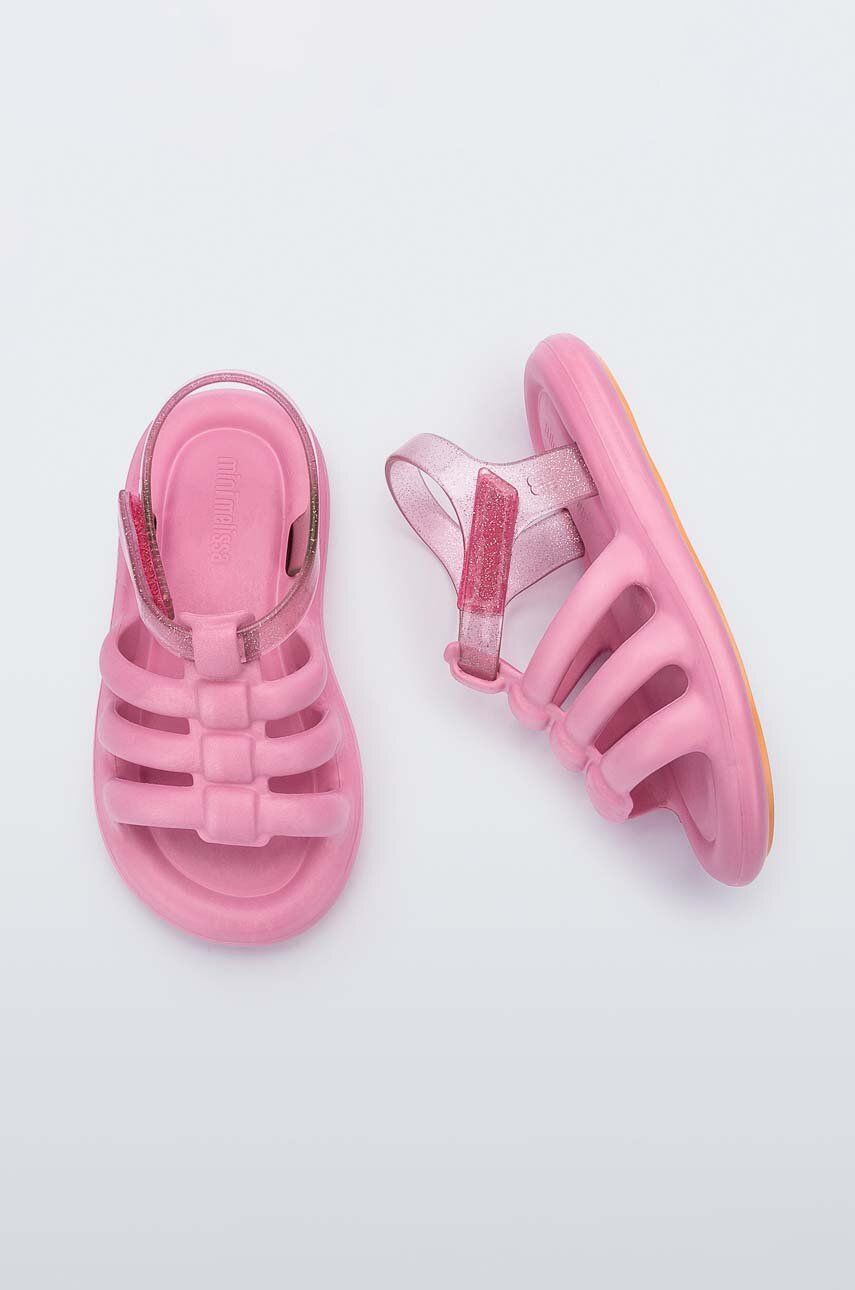 Levně Dětské sandály Melissa Freesherman růžová barva