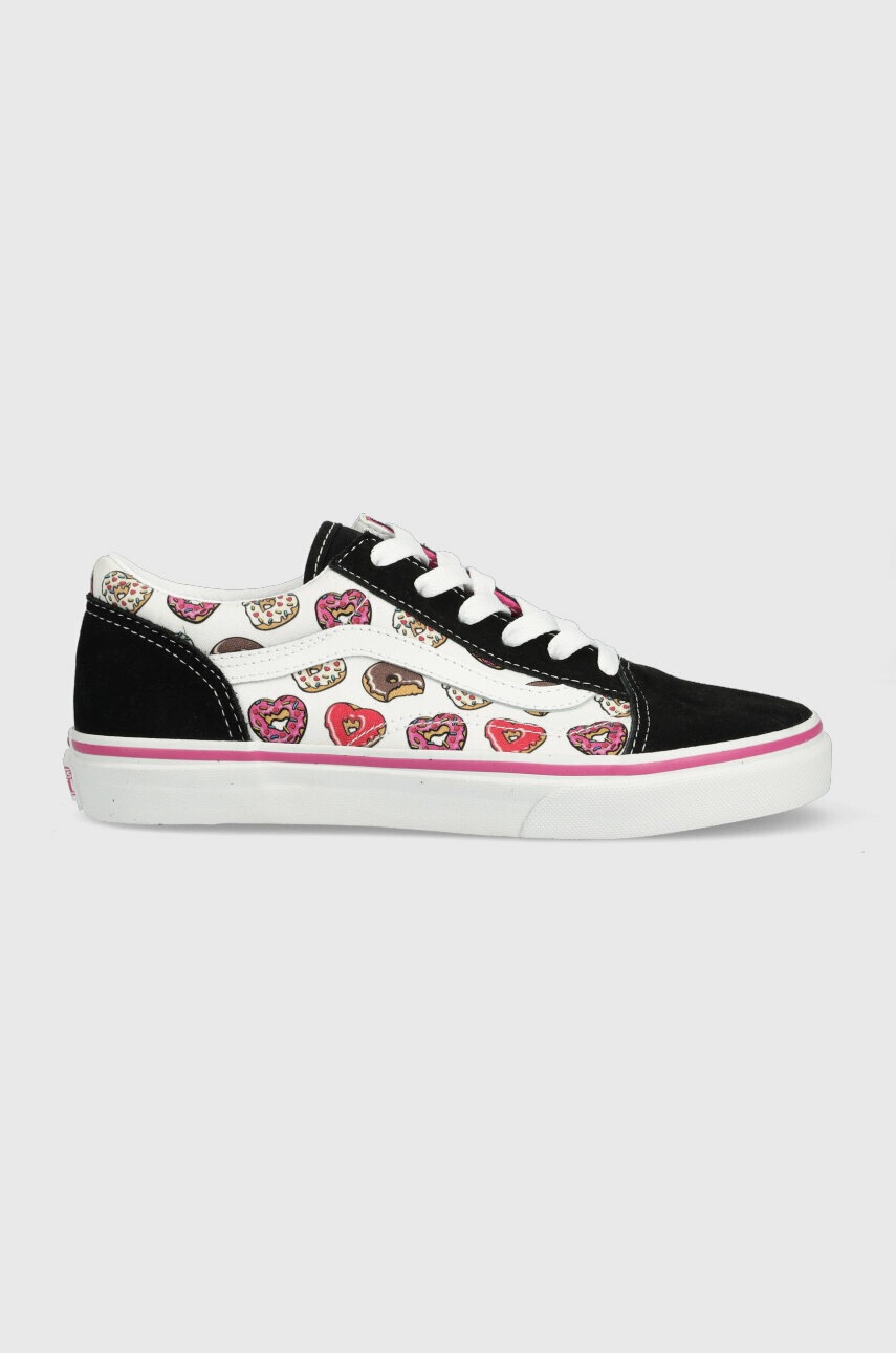 

Детские кеды Vans JN Old Skool LOVE BLKPK цвет чёрный