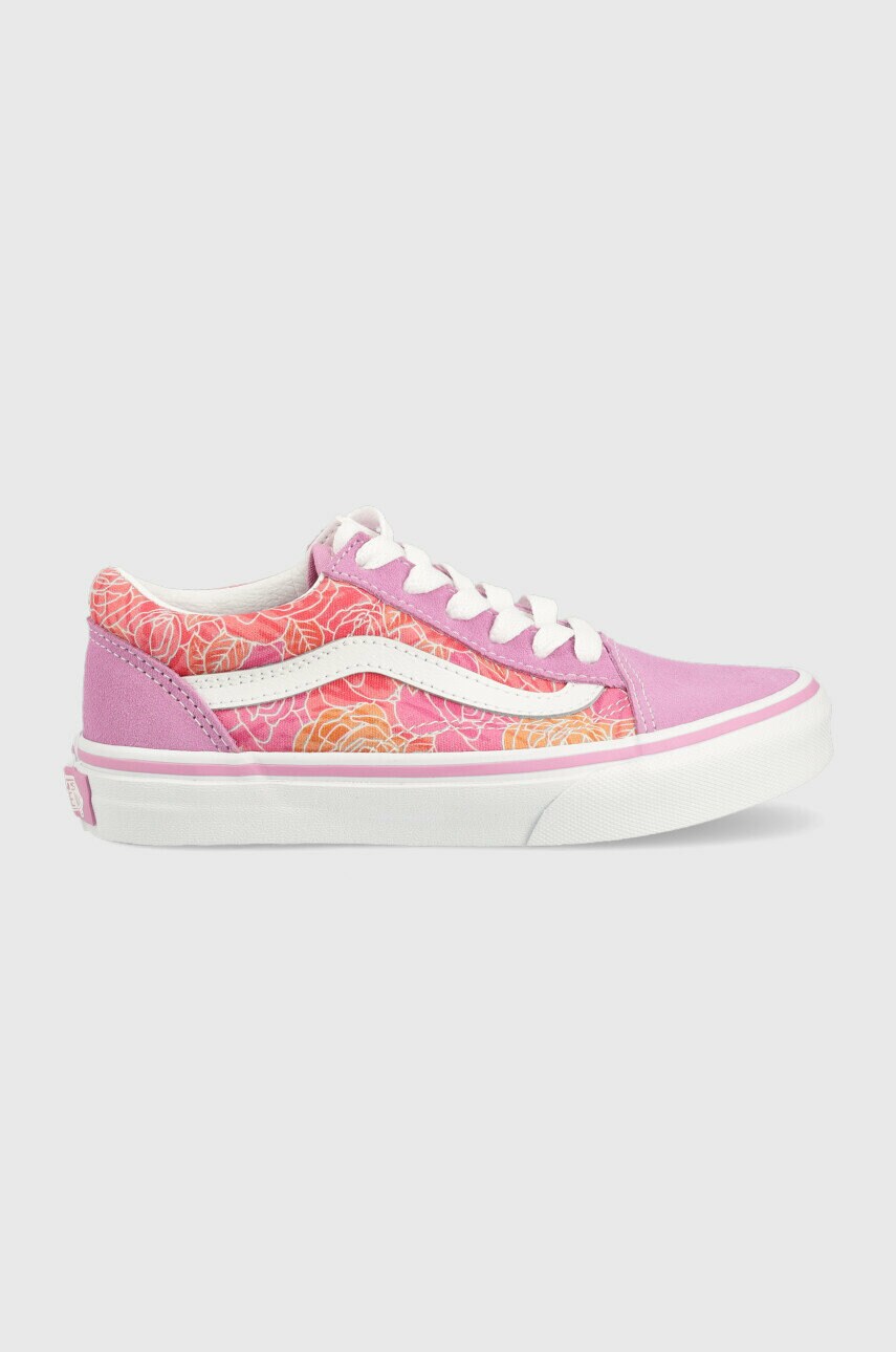 Vans tenisi copii UY Old Skool ROSE MPINK culoarea violet
