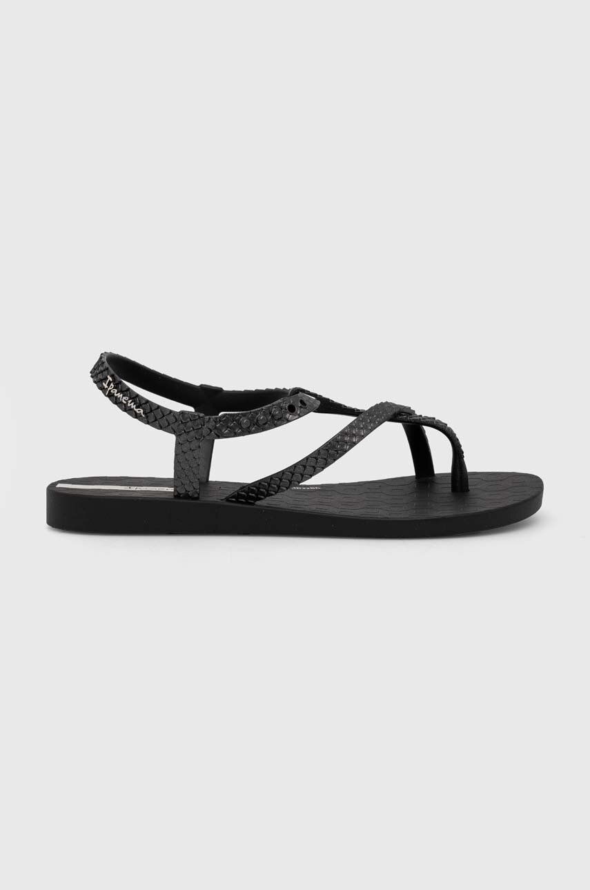 Levně Dětské sandály Ipanema černá barva