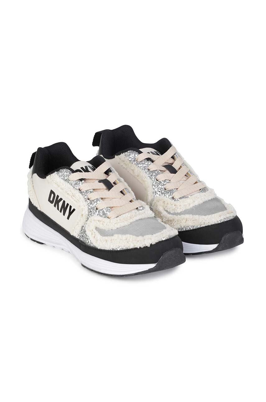 E-shop Dětské sneakers boty Dkny šedá barva