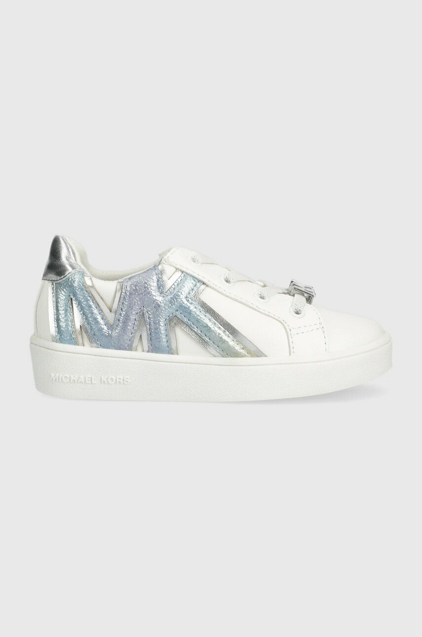 Dětské sneakers boty Michael Kors bílá barva - bílá -  Svršek: Umělá hmota Vnitřek: Textil