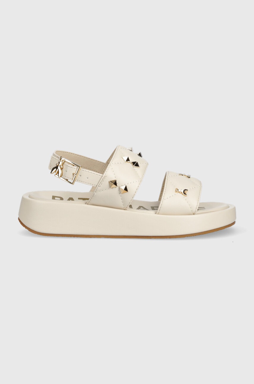 Детские сандалии Patrizia Pepe цвет бежевый Детские сандалии Patrizia Pepe цвет бежевый