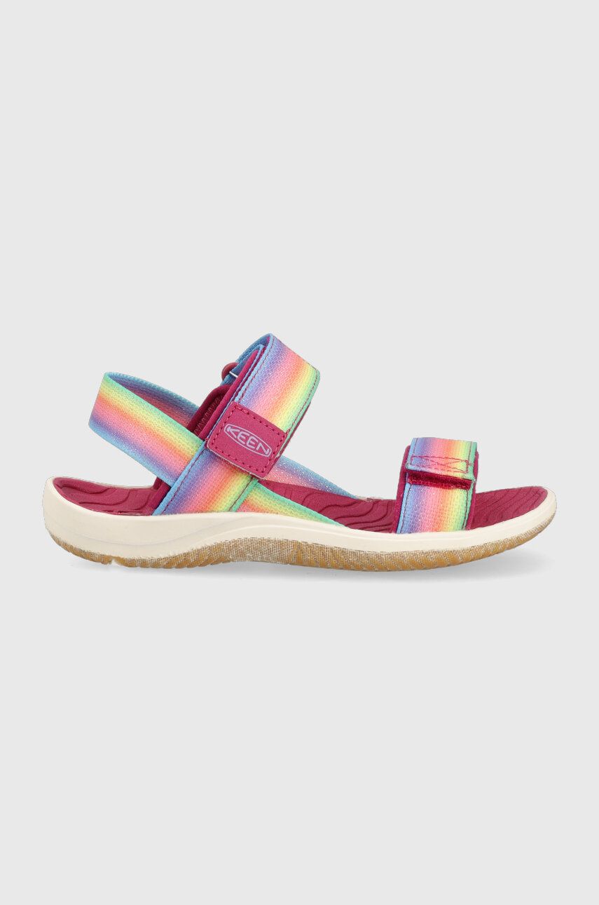 Levně Dětské sandály Keen Elle Backstrap fialová barva