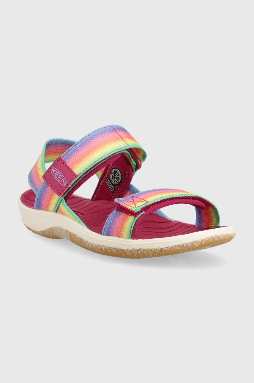 Дитячі сандалі Keen Elle Backstrap колір фіолетовий