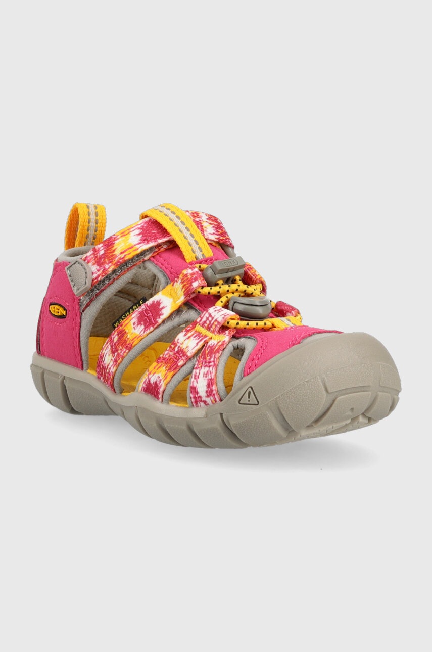 Дитячі сандалі Keen Seacamp II Cnx колір рожевий