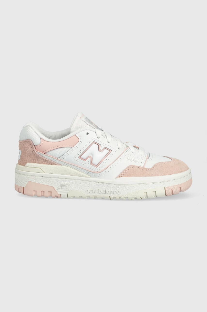 New Balance sneakers pentru copii culoarea roz