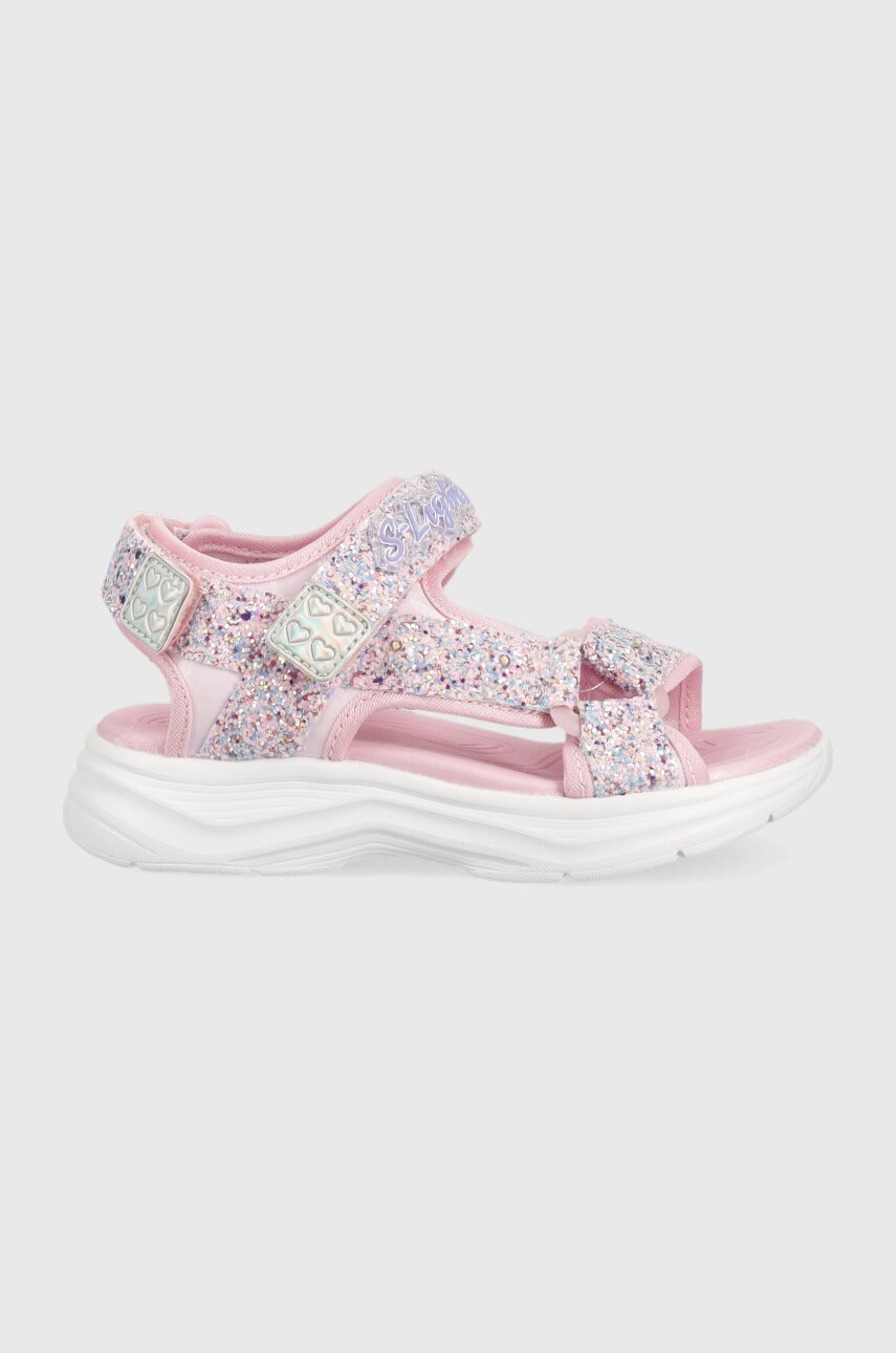 

Детски сандали Skechers в розово, Розов
