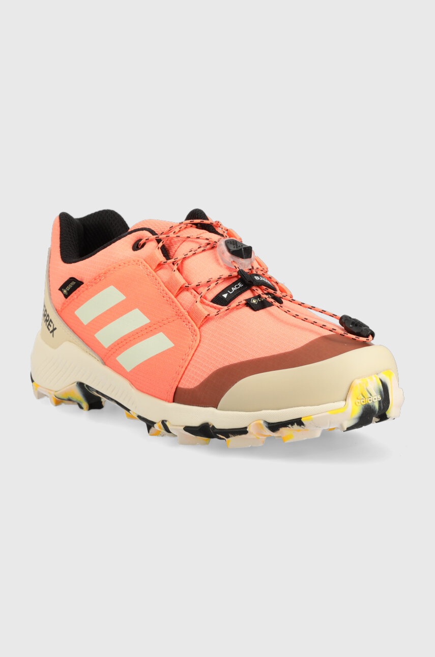 Дитячі черевики adidas TERREX TERREX GTX K колір помаранчевий