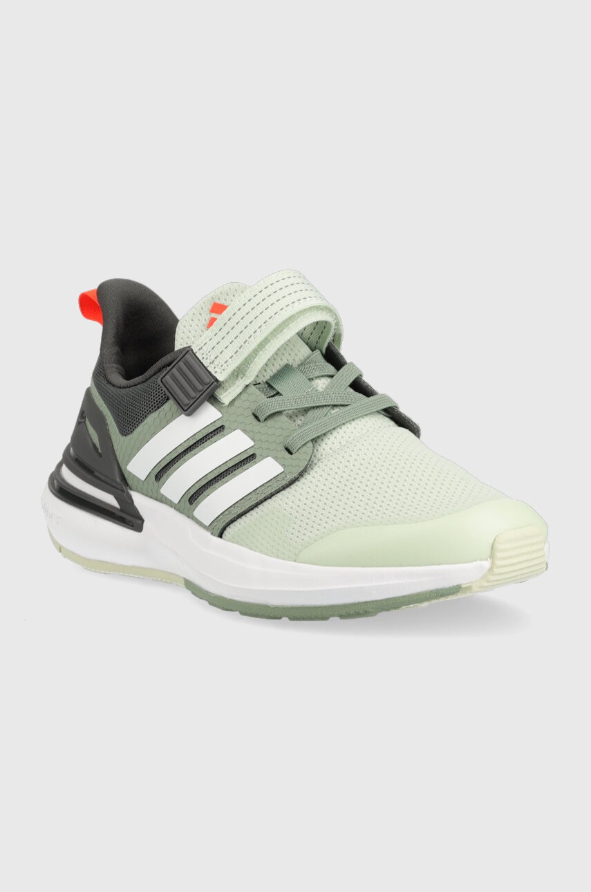 

Детские кроссовки adidas RapidaSport EL K цвет зелёный