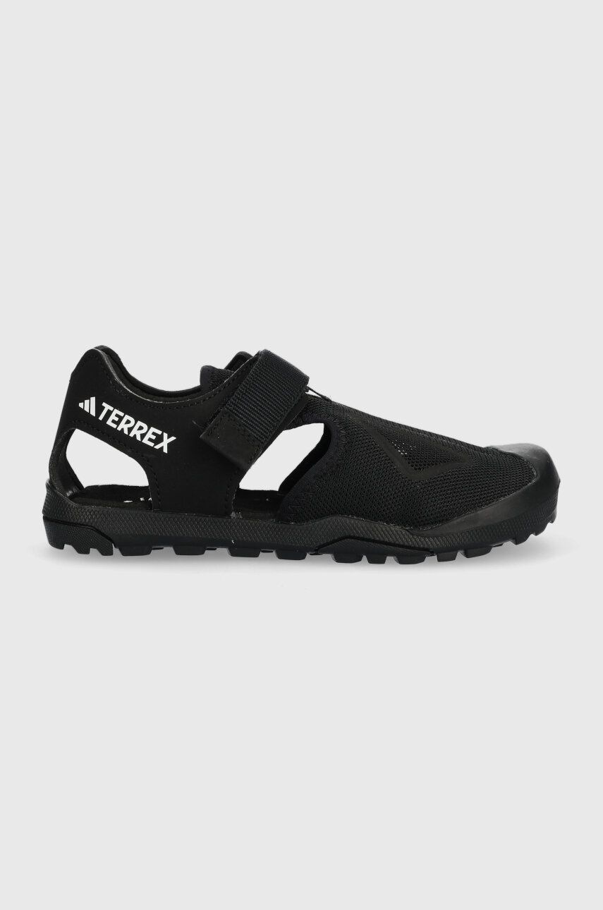 Детские сандалии adidas TERREX TERREX CAPTAIN TOEY цвет чёрный Детские сандалии adidas TERREX TERREX CAPTAIN TOEY цвет чёрный