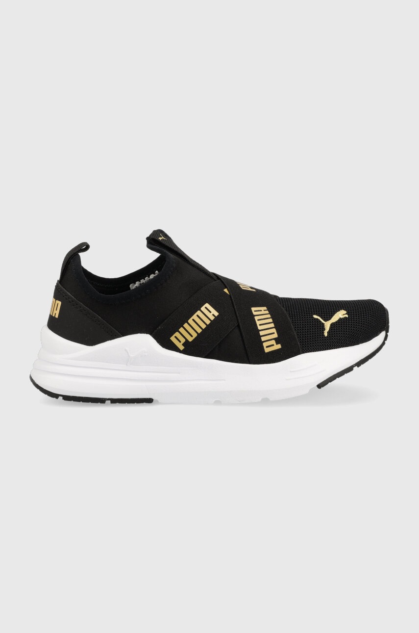 

Детские кроссовки Puma Puma Wired Run Slip On Flash Jr цвет чёрный