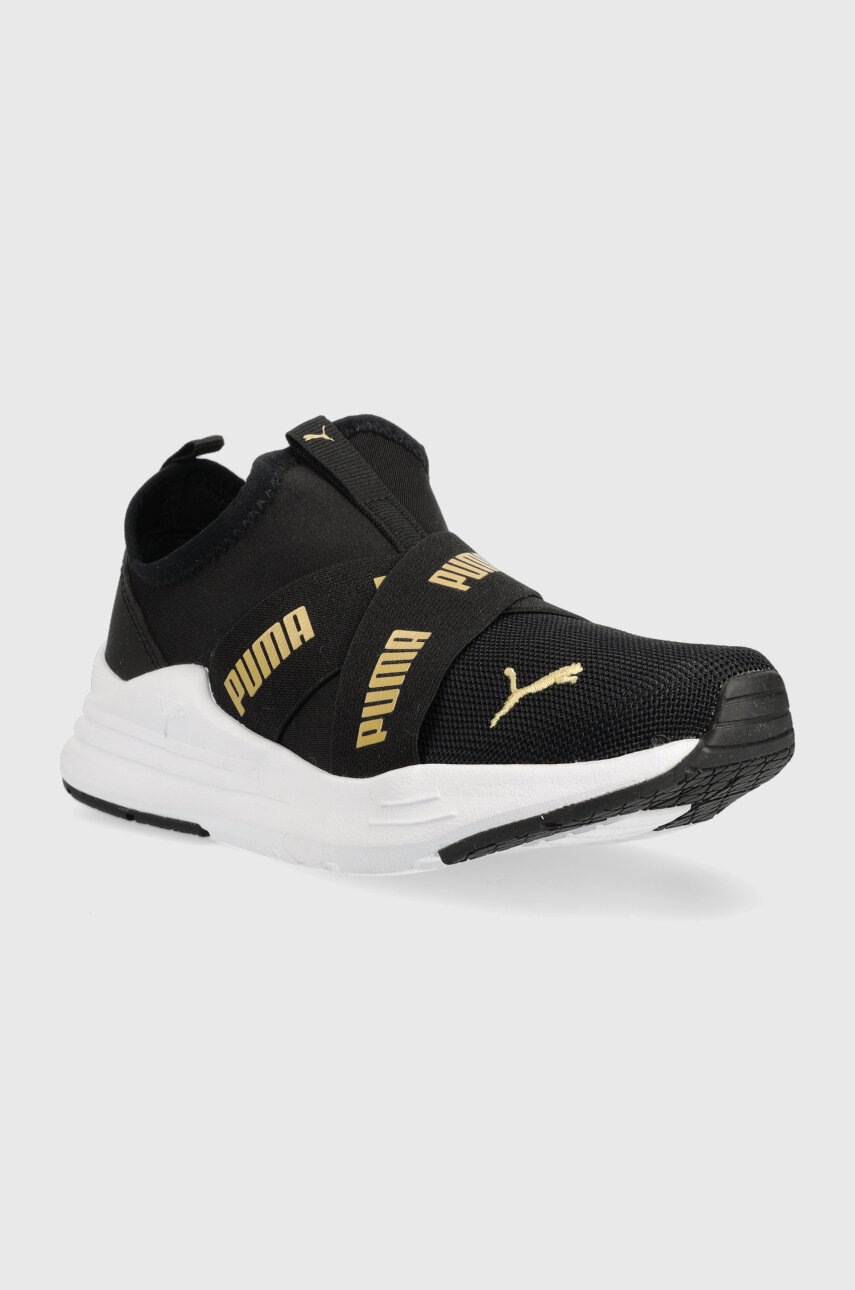 

Дитячі кросівки Puma Puma Wired Run Slip On Flash Jr колір чорний