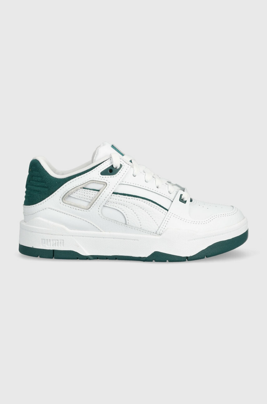 Levně Dětské sneakers boty Puma Slipstream Jr bílá barva