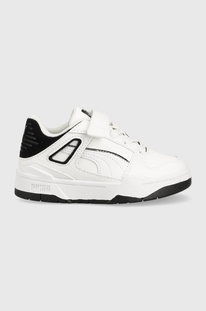 Dětské sneakers boty Puma Slipstream AC+ PS bílá barva - bílá -  Svršek: Umělá hmota