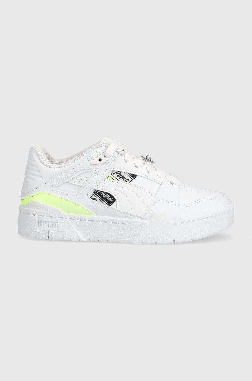 Dětské sneakers boty Puma Slipstream RuleB Jr bílá barva - bílá -  Svršek: Umělá hmota Vni