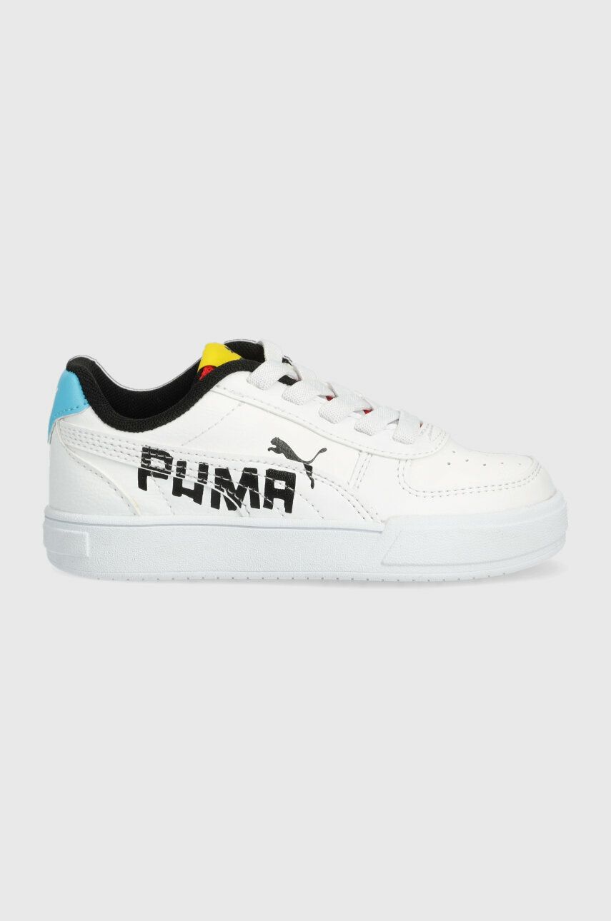 E-shop Dětské sneakers boty Puma Puma Caven Brand Love PS bílá barva