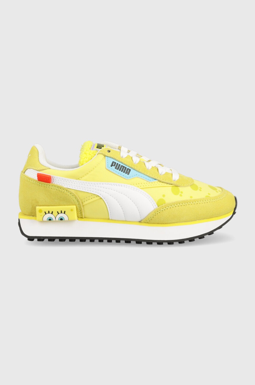 

Дитячі кросівки Puma Future Rider Spongebob Jr колір жовтий
