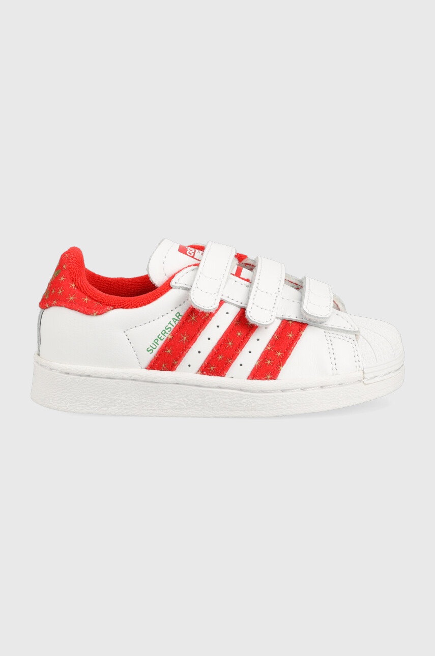 

Детские кроссовки adidas Originals SUPERSTAR CF C цвет белый