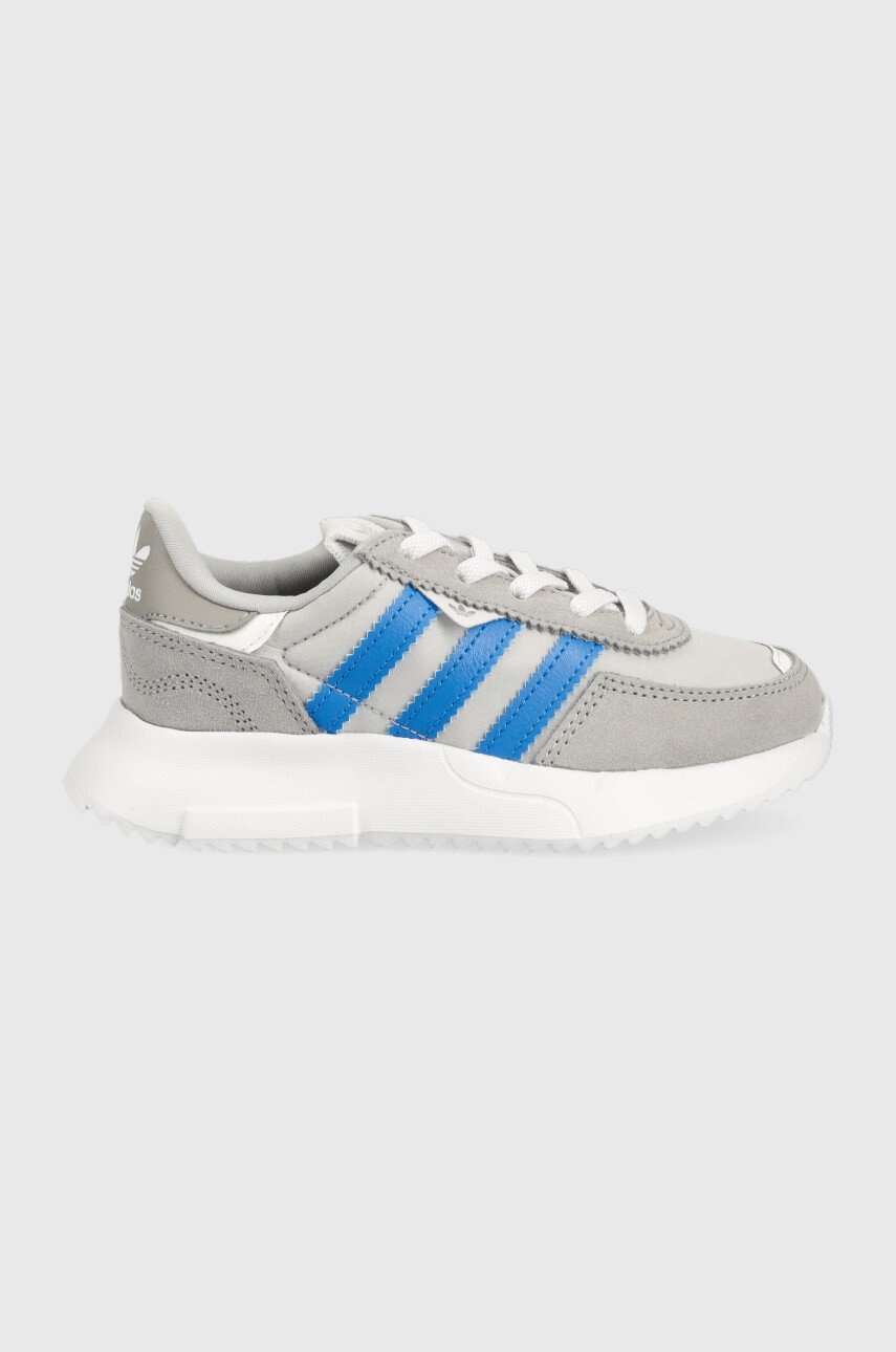 Levně Dětské sneakers boty adidas Originals RETROPY F2 C šedá barva