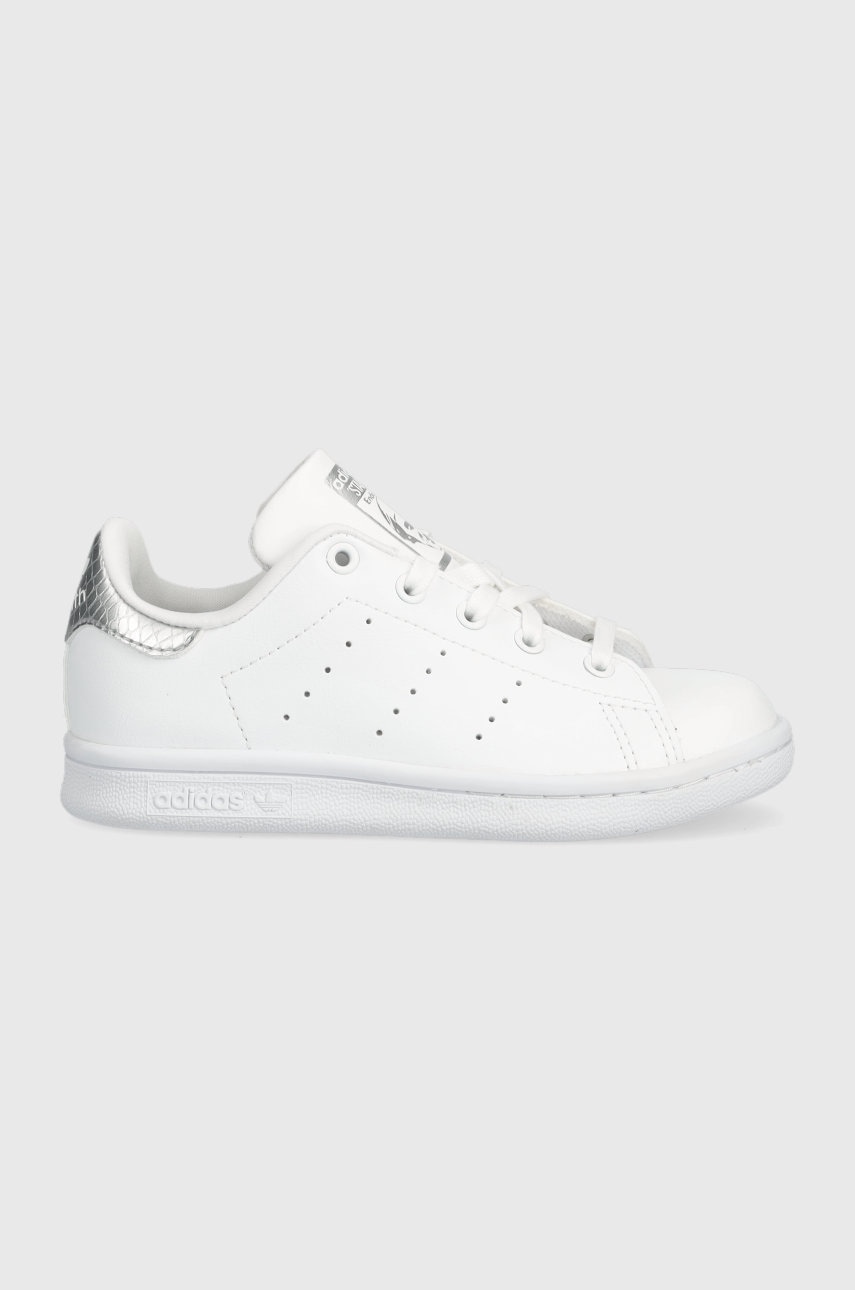 Levně Dětské sneakers boty adidas Originals STAN SMITH C bílá barva