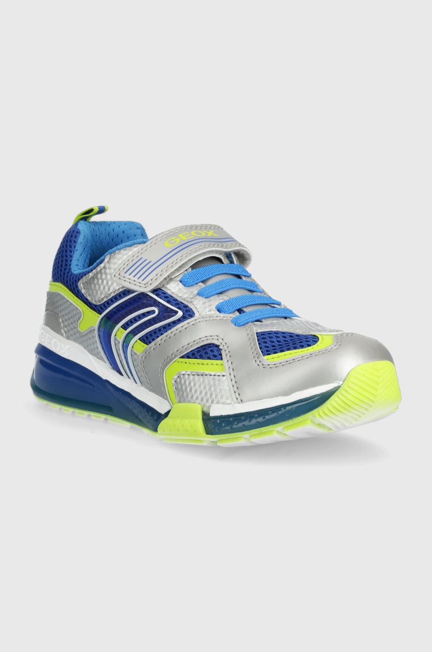 Детские кроссовки Geox цвет серебрянный Детские кроссовки Geox цвет серебрянный
