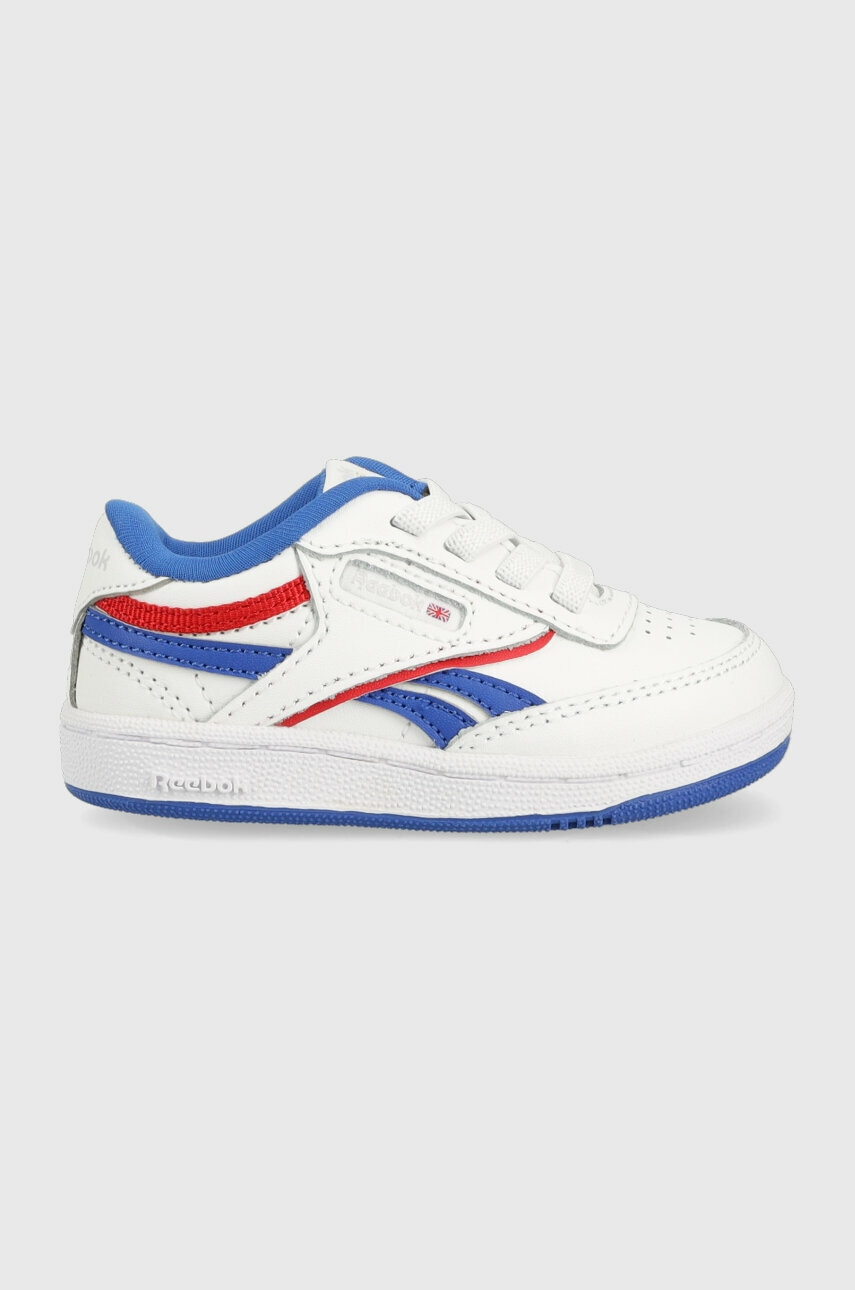 E-shop Dětské kožené sneakers boty Reebok Classic CLUB C REVENGE bílá barva